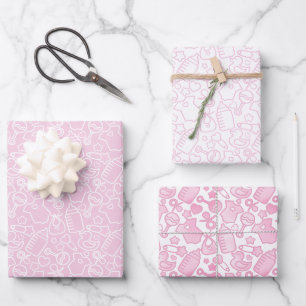 Sweet Sprinkles Sweet Pinks Geschenkpapier Set