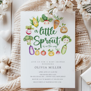 Sweet Sprout Baby Dusche Einladung