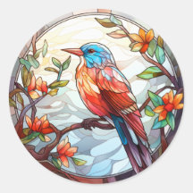 Sweet Stached Glass Kingfisher