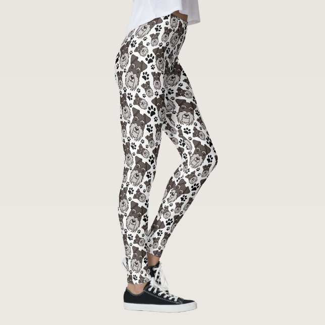 Sweet Standard Schnauzer Miniatur Pet Welpen Hund Leggings (Rechts)