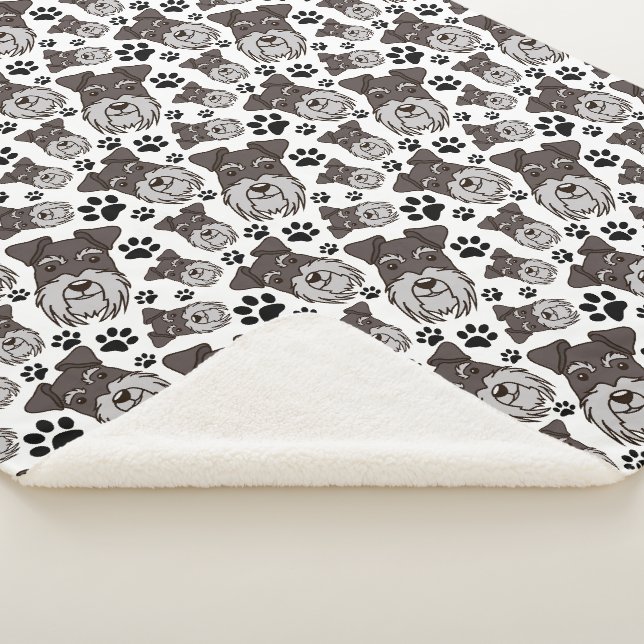 Sweet Standard Schnauzer Miniatur Pet Welpen Hund Sherpadecke (3/4)