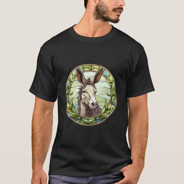 Sweet Stated Glass Donkey T-Shirt (Vorderseite)