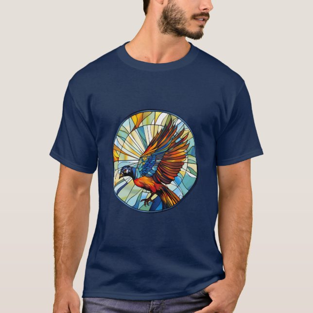 Sweet Stated Glass Dove T-Shirt (Vorderseite)