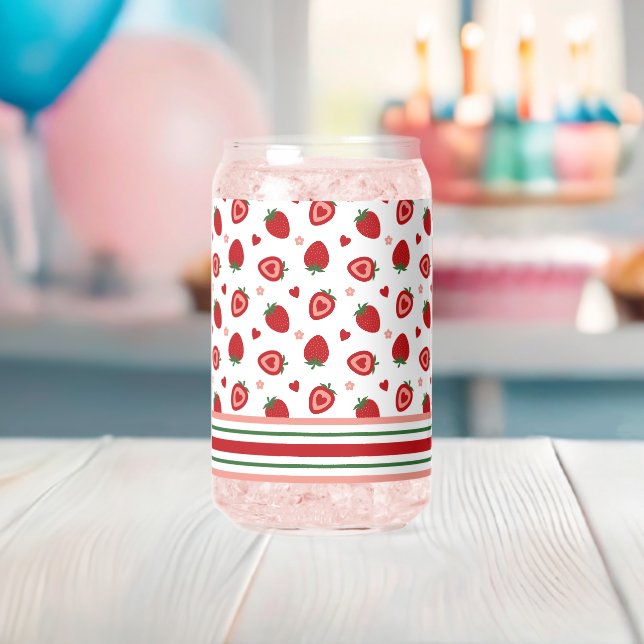 Sweet Strawberries Muster Dosenglas (Insitu (Baby Party))
