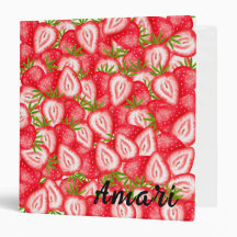 Sweet Strawberry Binder