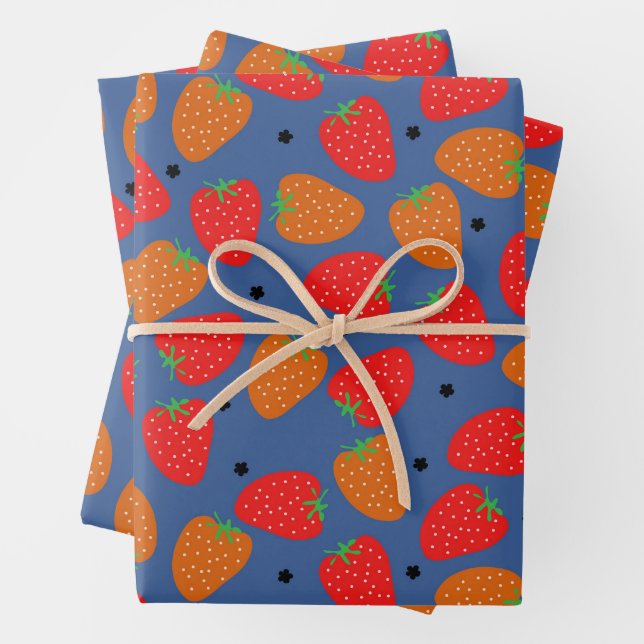 Sweet Strawberry Geschenkpapier Set (Beispiel)