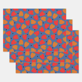Sweet Strawberry Geschenkpapier Set