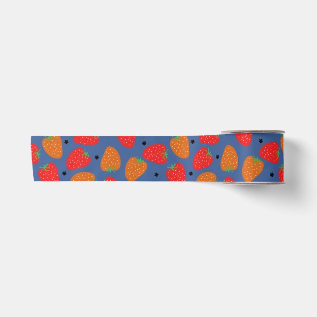 Sweet Strawberry Satinband (Vorderseite)