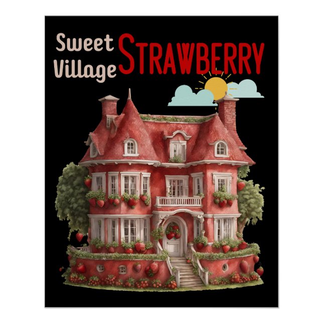 Sweet Strawberry Village Poster (Vorderseite)