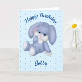 Sweet Stuffet Bunny Boys Geburtstagsnahrung Age Ca Karte