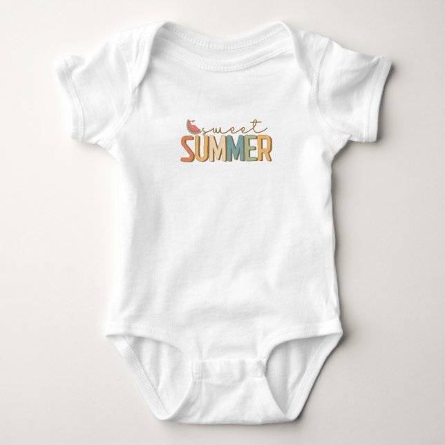 Sweet Summer Baby Strampler (Vorderseite)