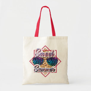 Sweet Summer Beach Tote Bag Hallo Sommer Tragetasche
