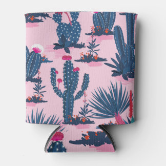 Sweet Summer Cactus Blooming Pattern Dosenkühler