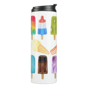 Sweet Summer Colorful Leckereien Thermosbecher