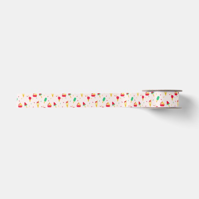 Sweet Summer Fun Rainbow Ice Satinband (Vorderseite)