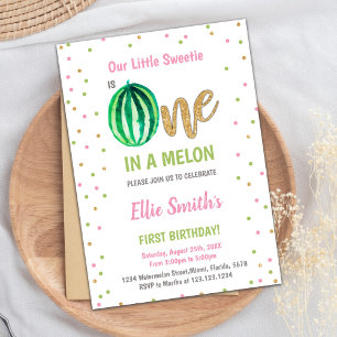Sweet Summer Party Card für Mädchen oder Jungen Einladung