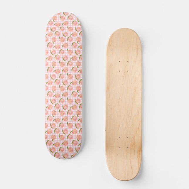 Sweet Summer Peach Muster Skateboard (Vorderseite)