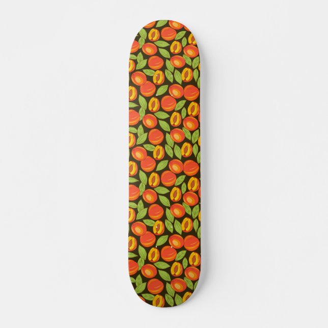 Sweet Summer Peach Muster Skateboard (Vorne)