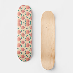 Sweet Summer Peach Muster Skateboard
