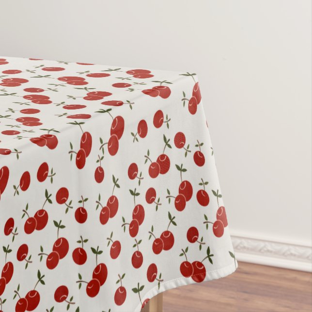 Sweet Summer Red Cherries Garden Tischdecke (Beispiel)