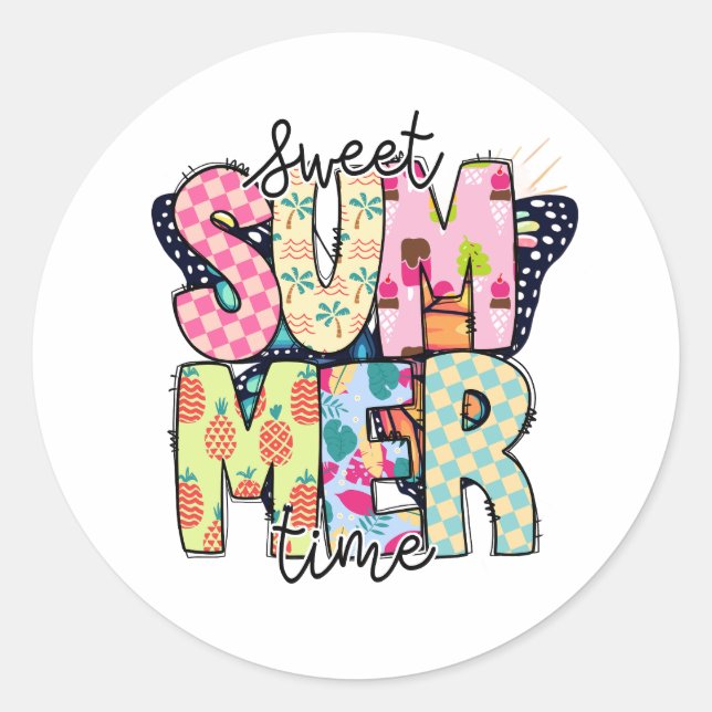 Sweet Summer Sticker - (Vorderseite)