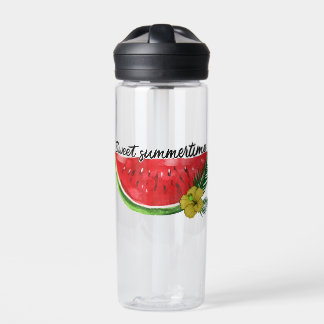 Sweet Summer Time | Wasserfarbene Wassermelone Trinkflasche
