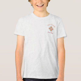 Sweet Summer Vibes – Cute Ice Cream Logo T-Shirt Tri-Blend Shirt