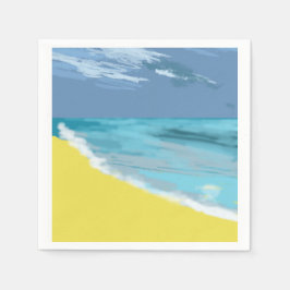 Sweet Summertime Digital zeichnend Serviette