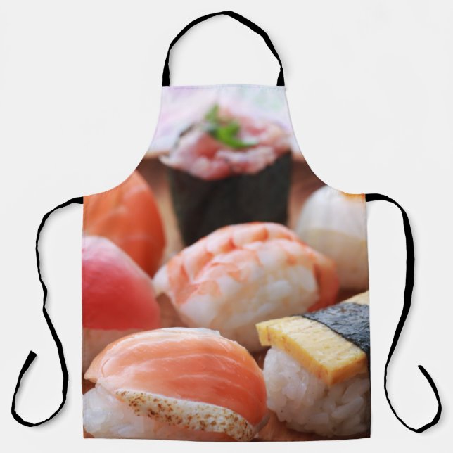 Sweet Sushi Platter Apron – Soft and Tasty Vibes Schürze (Vorderseite)
