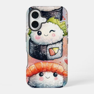 Sweet Sushi Trio - Anime Phone Case Cover iPhone 16 Hülle