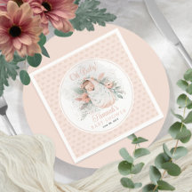 Sweet Swaddled Oh Baby Floral Girl Baby Dusche