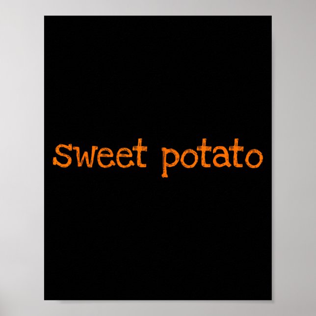 Sweet Tato And Kind Of Rude Tato Funny Matching Co Poster (Vorne)