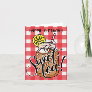 Sweet Tea Birthday Card Karte