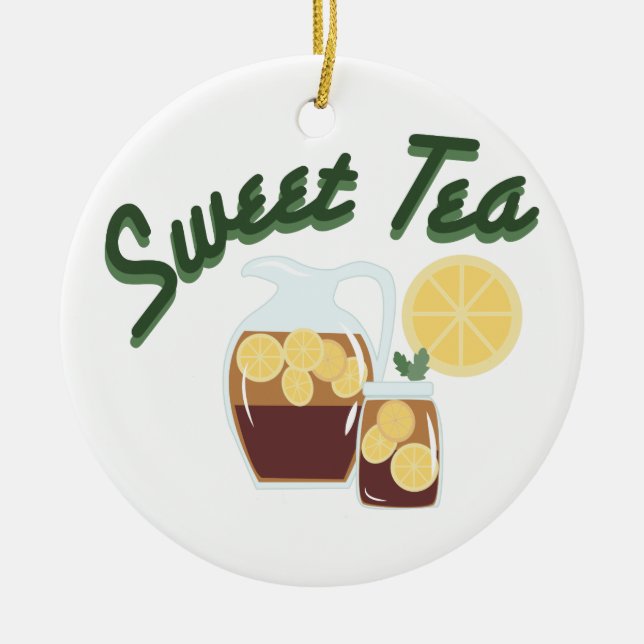 Sweet Tea Keramik Ornament (Vorne)