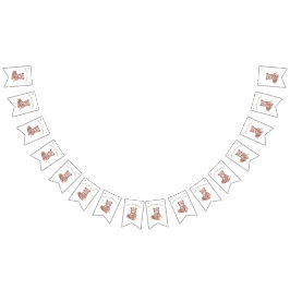 Sweet Teddy Bear Baby Shower Bunting Banner