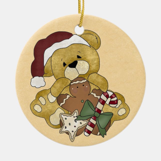 Sweet Teddy Bear Ornament (Vorne)