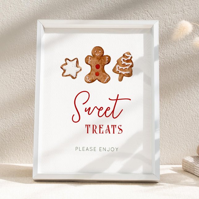 Sweet Treats Christmas Party Sign Poster (Von Creator hochgeladen)