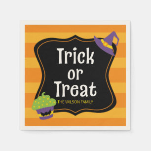 Sweet Trick oder Treat Halloween-Party Serviette