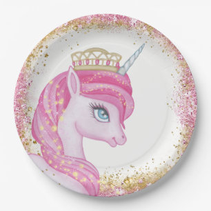 Sweet Unicorn Baby Duschpapier Teller