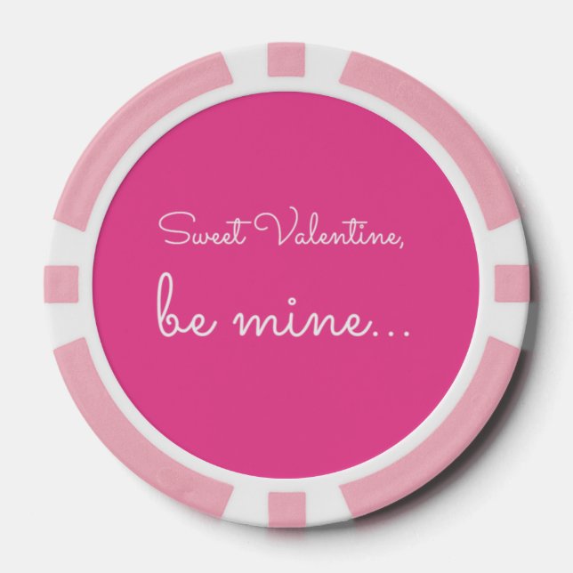 Sweet Valentine Poker Chips (Vorderseite)