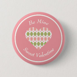 Sweet Valentine Raute Big Heart Button