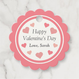 Sweet Valentine Raute hört dunkelrosa Geschenkanhänger