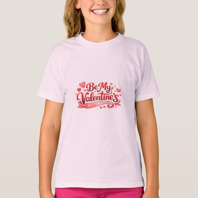 Sweet Valentine’s Day Tee – Be My Valentine’s (Vorderseite)