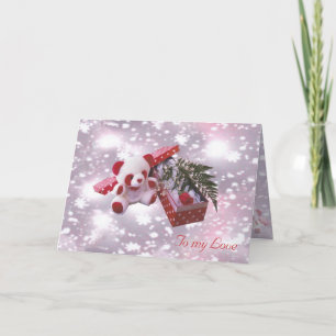Sweet Valentine's Bärenkarte Feiertagskarte