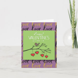 Sweet Valentine's Day Card for him or her  Einladung