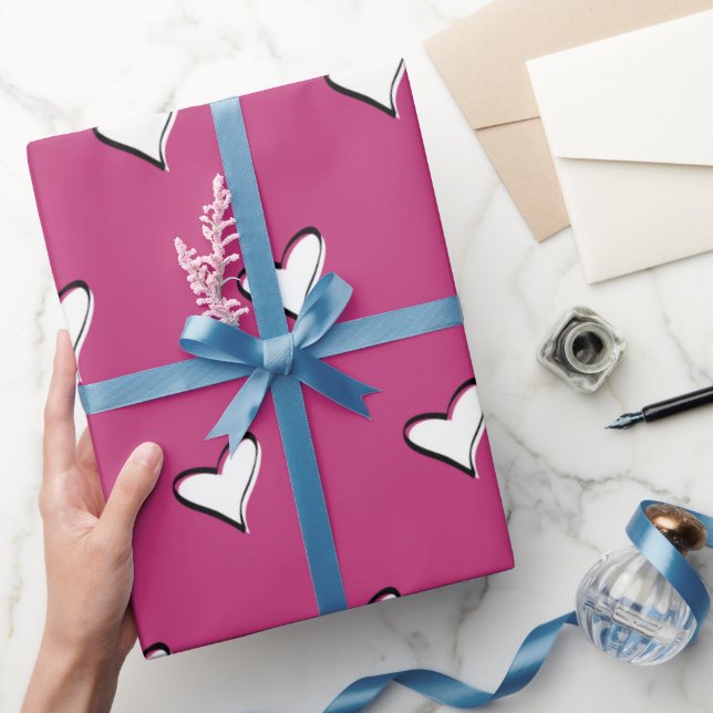 Sweet Valentine's Day Liebe Herz Geschenkpapier (Schenken)