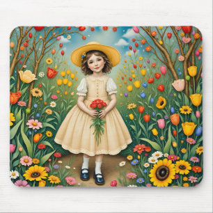 ~ Sweet Vintag Girl ~ Mousepad