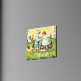 Sweet Vintag Jenny Nyström Happy Oaster Magnet