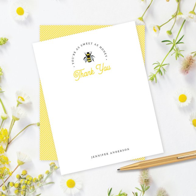 Sweet Vintage Hummel Mama-to-Bee Babydusche Dankeskarte (Von Creator hochgeladen)