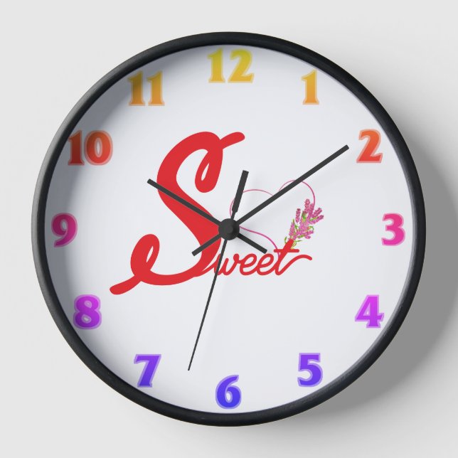 Sweet Wall Clock Uhr (Vorderseite)